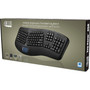 Adesso Tru-Form 450 - Ergonomic Touchpad Keyboard - Cable Connectivity - USB Interface - 105 Key - English (US) - TouchPad - Windows - (AKB-450UB)