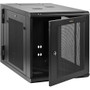 StarTech.com 12U Wall Mount Server Rack Cabinet - 4-Post Adjustable Depth (2.4" to 23.8") Network Equipment Enclosure w/ Cable - Use a (RK1232WALHM)