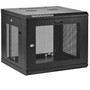 StarTech.com 9U Wall Mount Server Rack Cabinet - 4-Post Adjustable Depth (2.4" to 18.9") Network Equipment Enclosure with Cable - Use (Fleet Network)