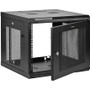 StarTech.com 9U Wall Mount Server Rack Cabinet - 4-Post Adjustable Depth (2.4" to 18.9") Network Equipment Enclosure with Cable - Use (RK920WALM)