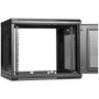 StarTech.com 9U Wall Mount Server Rack Cabinet - 4-Post Adjustable Depth (2.4" to 18.9") Network Equipment Enclosure with Cable - Use (RK920WALM)