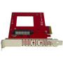 StarTech.com U.2 to PCIe Adapter for 2.5" U.2 NVMe SSD - SFF-8639 - x4 PCI Express 3.0 (PEX4SFF8639)