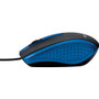 Verbatim Corded Notebook Optical Mouse - White - Optical - Cable - Blue - 1 Pack - USB Type A - Scroll Wheel (99743)