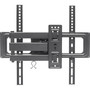 Manhattan Wall Mount for TV - Black - 1 Display(s) Supported55" Screen Support - 34.93 kg Load Capacity (461320)