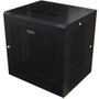 StarTech.com 12U Wall Mount Server Rack Cabinet - 4-Post Adjustable Depth (2.4" to 19.7") Network Equipment Enclosure w/ Cable - Use a (Fleet Network)