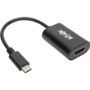 Tripp Lite U444-06N-HD4K6B USB 3.1 Gen 1 USB-C to HDMI 4K Adapter (M/F) - Type C USB - 1 x HDMI, HDMI (Fleet Network)