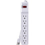 CyberPower Essential CSB606W 6-Outlet Surge Suppressor/Protector - 6 x NEMA 5-15R - 900 J - 120 V AC Input (Fleet Network)