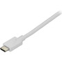 StarTech.com 6ft USB C to DisplayPort Cable - White - 4K 60Hz DisplayPort Cable - USB Type C to DisplayPort Adapter (CDP2DPMM6W) - 6 C (CDP2DPMM6W)