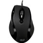 Adesso iMouse G2 - Ergonomic Optical Mouse - Optical - Cable - Black - USB - 2400 dpi - Scroll Wheel - 6 Button(s) - Right-handed Only (Fleet Network)