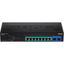 TRENDnet 10-Port Gigabit Web Smart PoE+ Switch - 10 Ports - Manageable - 2 Layer Supported - Modular - Twisted Pair, Optical Fiber - - (TPE-082WS)