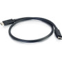 C2G 3ft Thunderbolt 3 Cable (20Gbps) - 3 ft Thunderbolt Data Transfer Cable - Type C Male Thunderbolt 3 - Type C Male Thunderbolt 3 - (28841)