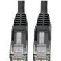 Tripp Lite N201-06N-BK Cat.6 UTP Patch Network Cable - 6" Category 6 Network Cable for Network Device, Network Adapter, Router, Modem, (Fleet Network)