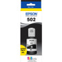 Epson T502, Black Ink Bottle - Inkjet - Black (T502120-S)