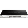 D-Link 28-Port Layer 2 Smart Managed Gigabit PoE Switch - 24 Ports - Manageable - 2 Layer Supported - Modular - Twisted Pair, Optical (Fleet Network)