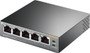 TP-LINK 5-Port 10/100Mbps Desktop Switch with 4-Port PoE - 5 Ports - 2 Layer Supported - Twisted Pair - Desktop - 5 Year Limited (TL-SF1005P)