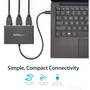 StarTech.com 3-Port USB-C to HDMI MST Hub - 4K 30Hz - Multi-Monitor Video Splitter - Windows and Thunderbolt 3 Compatible - Increase - (MSTCDP123HD)