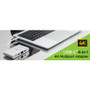 IOGEAR USB-C 4-in-1 4K Multiport Adapter - for Notebook - USB Type C, Thunderbolt 3 - 3 x USB Ports - 1 x USB 3.0 - Network (RJ-45) - (GUH3C3PD)