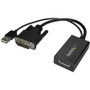 StarTech.com DVI to DisplayPort Adapter with USB Power - DVI-D to DP Video Adapter - DVI to DisplayPort Converter - 1920 x 1200 - for (Fleet Network)