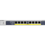 Netgear 8-port Gigabit Ethernet PoE+ Unmanaged Switch (GS108PP) - 8 Ports - 2 Layer Supported - Twisted Pair - Desktop, Wall - Limited (GS108PP-100NAS)
