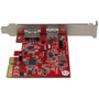 StarTech.com 2 Port USB 3.1 (10Gbps) + eSATA PCI Express Card - 1x USB-A + 1x eSATA - USB 3.1 PCIe Card & eSATA Card - USB 3.1 Card - (PEXUSB311A1E)