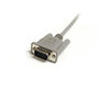 StarTech.com 10 ft Straight Through Serial Cable - M/F - DB-9 Male Serial - DB-9 Female Serial - 10ft - Gray (MXT10010)