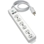 Tripp Lite PS-602-HG 6 Outlets Power Strip - NEMA 5-15P - 6 x NEMA 5-15R - 15 ft Cord - 15 A Current - 120 V AC Voltage PS-602-HG