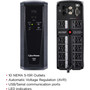 CyberPower AVR CP1200AVR 1200VA UPS - 1200VA720W - 12 Minute Half Load - 4 x NEMA 5-15R - BatterySurge-protected 4 x NEMA 5-15R - CP1200AVR