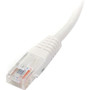 StarTech.com 2 ft White Molded Cat5e UTP Patch Cable - Category 5e - 2 ft - 1 x RJ-45 Male Network - 1 x RJ-45 Male Network - White (M45PATCH2WH)
