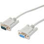 StarTech.com 15 ft VGA Monitor Extension Cable - HD15 M/F - HD-15 Male - HD-15 Female - 15ft - Gray (Fleet Network)