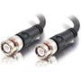 C2G RG-59/U BNC Cable - 12 ft Coaxial Network Cable - First End: 1 x BNC Male - Second End: 1 x BNC Male - Black (Fleet Network)