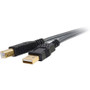 C2G Ultima USB 2.0 A/B Cable - Type A Male USB - Type B Male USB - 3m - Charcoal (45003)