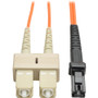 Tripp Lite Duplex Fiber Optic Patch Cable - MT-RJ Male - SC Male - 3.05m (Fleet Network)