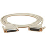 Black Box RS-232 Serial Extension Cable - 20 ft Serial Data Transfer Cable - First End 1 x DB-25 Male Serial - Second End 1 x DB-25 BC00711