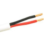 C2G 16/2 In Wall Speaker Cable (Bare wire) - 500 ft Audio Cable - White (Fleet Network)