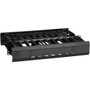 Black Box Elite Double-Sided Horizontal Cable Manager - 1 Pack - 2U Rack Height - 19" Panel Width (Fleet Network)