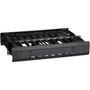 Black Box Elite Double-Sided Horizontal Cable Manager - 1 Pack - 2U Rack Height - 19 Panel Width ECMH2UD