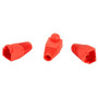 Black Box Snagless Pre-Plugs - Connector Boot - Red - 50 Pack (Fleet Network)