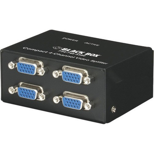 Black Box AC1056A-4 Compact Video Splitter - 1920 x 1440 - 1 x 4 (AC1056A-4)