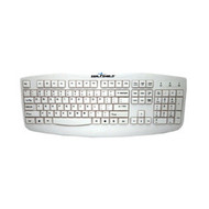 Seal Shield Silver Storm STWK503 Keyboard - Cable Connectivity - USB Interface - English French - Membrane Keyswitch - White STWK503