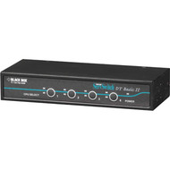 Black Box ServSwitch DT Basic II 4-Port - 4 Computers - 1 Local Users - 1920 x 1440 - 10 x PS2 Port5 x VGA - Desktop KV7024A