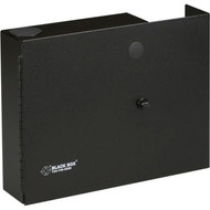 Black Box Open-Style Unloaded Fiber Wall Cabinet Accepts 2 Adapter Panels - For Patch Panel - Wall Mountable - Cold-rolled Steel JPM400A-R2