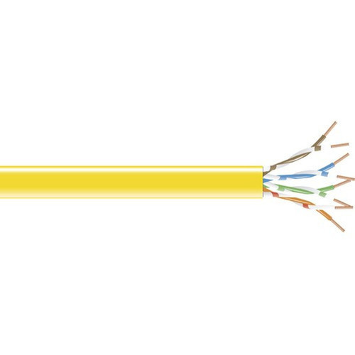 Black Box GigaBase 350 CAT5e, 350-MHz Stranded Bulk Cable, Yellow, 1000-feet (304.8-m) - Category 5e for Network Device - 1000 ft - - (EVNSL084A-1000)