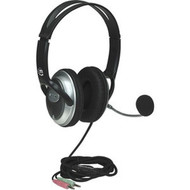Manhattan Classic Stereo Headset - Stereo - Mini-phone - Wired - 32 Ohm - 20 Hz - 20 kHz - Over-the-head - Binaural - Circumaural - ft 175555
