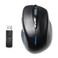 Kensington 24GHZ Wireless Optical Mouse - Optical - Wireless - Radio Frequency - Black - Retail - USB - 1200 dpi - Scroll Wheel - K72370US