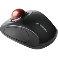 Kensington Orbit 72352 Trackball - Wireless - Radio Frequency - Graphite Ruby Red - USB - Scroll Ball K72352US