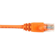 Black Box CAT6 Value Line Patch Cable Stranded Orange 7-ft 21-m - 7 ft Category 6 Network Cable for Network Device - First End CAT6PC-007-OR