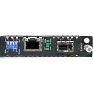 StarTechcom Gigabit Ethernet Fiber Media Converter Card Module with Open SFP Slot - Convert and extend a Gigabit Ethernet connection ET91000SFP2C