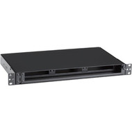 Black Box Rackmount Fiber Shelf 1U 3-Adapter Panel - For Patch Panel - 1U Rack Height x 23 58420 mm Rack Width - Rack-mountable JPM407A-R5