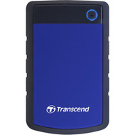 Transcend StoreJet TS1TSJ25H3B 1 TB Portable Hard Drive - 25 External - SATA - USB 30 - 3 Year Warranty TS1TSJ25H3B