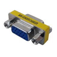 VGA Slimline Gender Changer HD15 Female to Female FN-AD-HD15-2SL